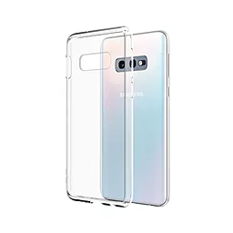 Чехол Silicone Case WS для Samsung Galaxy S10e (G970) Transparent