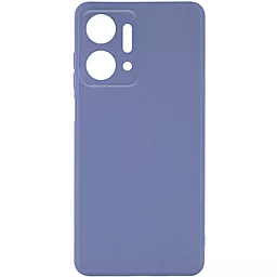 Чохол Silicone Case Candy Full Camera для Huawei Honor X7a Mist Blue