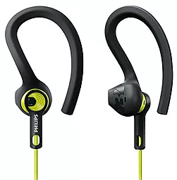 Наушники Philips ActionFit SHQ1400CL/00 Carbon lime - фото Наушники Philips ActionFit SHQ1400CL/00 Carbon lime
