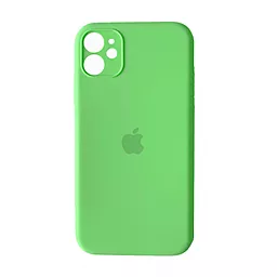 Чехол Silicone Case Full Camera for Apple iPhone 11 Spearmint