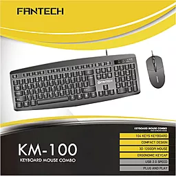 Комплект (клавиатура+мышка) Fantech KM100 - миниатюра 4