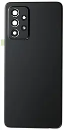 Задняя крышка корпуса Samsung Galaxy A52 A525 со стеклом камеры Awesome Black - фото Задняя крышка корпуса Samsung Galaxy A52 A525 со стеклом камеры Awesome Black