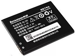 Аккумулятор Lenovo A680 IdeaPhone / BL192 (2000 mAh) - миниатюра 3