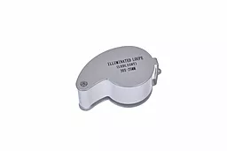 Лупа ручная Magnifier 21011 25мм/30х с LED-подсветкой - миниатюра 3