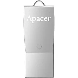 Флешка Apacer 16GB AH730 Silver USB 2.0 OTG (AP16GAH730S-1) - миниатюра 3