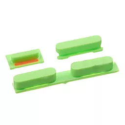 Набор внешних кнопок Apple iPhone 5C комплект 3 шт Green
