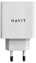 Мережевий зарядний пристрій Havit HV-UC1015 18W 3.1A QC3.0 USB-А White - мініатюра 3