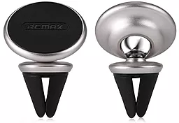 Держатель магнитный Remax Air Vent Metal Holder RM-C28 Grey - фото Держатель магнитный Remax Air Vent Metal Holder RM-C28 Grey
