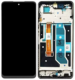 Дисплей Realme C67 4G с тачскрином и рамкой, Black