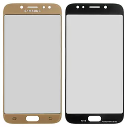 Корпусное стекло дисплея Samsung Galaxy J7 J730F 2017 (original) Gold