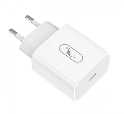 Мережевий зарядний пристрій SkyDolphin SC38T 2.4a USB-C home charger white (MZP-000181)