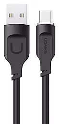 Кабель Usams US-SJ568 Fast Charging USB-A - Type-C 30w 6a 1.2м cable Black - фото Кабель Usams US-SJ568 Fast Charging USB-A - Type-C 30w 6a 1.2м cable Black