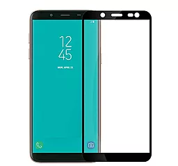 Защитное стекло PowerPlant Full Screen Samsung A600 Galaxy A6 2018 Black (GL605316)