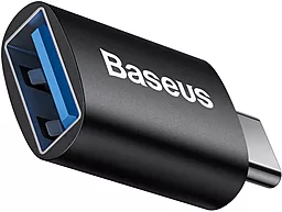 OTG-переходник Baseus Ingenuity Series Mini OTG Adaptor M-F USB Type-C -> USB-A 3.1 Black (ZJJQ000001) - миниатюра 2