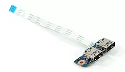Универсальный разъем для ноутбука USB 2.0 (2 шт) на плате №10 - фото Универсальный разъем для ноутбука USB 2.0 (2 шт) на плате №10