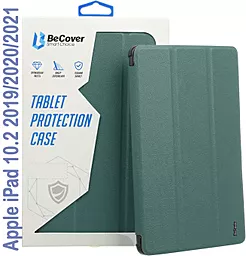 Чехол для планшета BeCover Smart Case для Apple iPad 10.2" 7 (2019), 8 (2020), 9 (2021) Dark Green (707963) - фото Чехол для планшета BeCover Smart Case для Apple iPad 10.2" 7 (2019), 8 (2020), 9 (2021) Dark Green (707963)