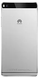Задняя крышка корпуса Huawei P8 со стеклом камеры Original Titanium Grey - фото Задняя крышка корпуса Huawei P8 со стеклом камеры Original Titanium Grey