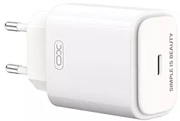 Сетевое зарядное устройство XO L90B USB-C PD 20W 3A White