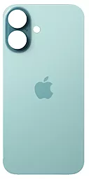 Задняя крышка корпуса Apple iPhone 16 (small hole) Teal - фото Задняя крышка корпуса Apple iPhone 16 (small hole) Teal