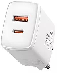 Сетевое зарядное устройство Jellico C40 20w PD/QC USB-C/USB-A ports fast charger white (RL075872)