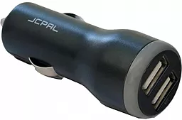 Автомобильное зарядное устройство JCPAL 2.4 2xUSB-A ports home charger black (JCP6016)