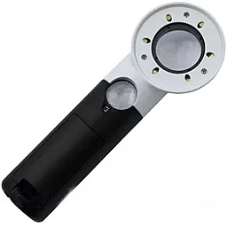 Лупа ручна EasyLife NO.CH30-6L з LED 10Х / 30мм +30Х / 21мм Black - мініатюра 3