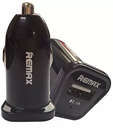 Автомобільний зарядний пристрій Remax 2.1A Single USB Car Charger (updated) Black (RCC101) - мініатюра 5