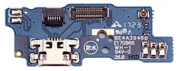 Нижняя плата Meizu M5c с разъемом зарядки и микрофоном - фото Нижняя плата Meizu M5c с разъемом зарядки и микрофоном