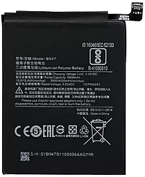 Аккумулятор Xiaomi Mi A2 Lite (M1805D1SG) / BN47 (4000 mAh) 12 мес. гарантии - миниатюра 2