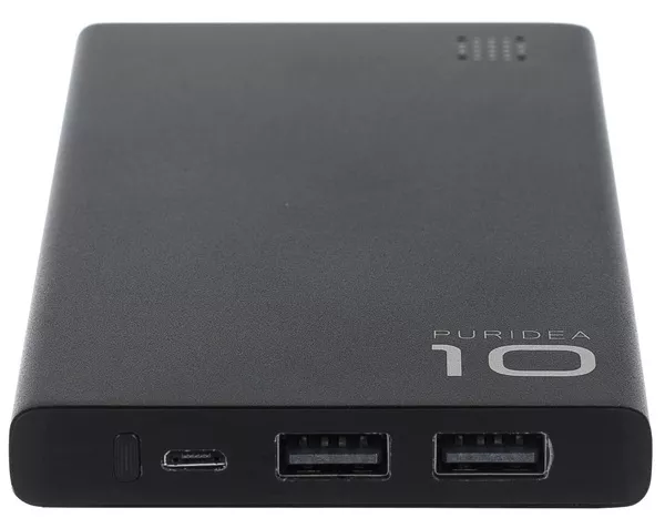 Повербанк Puridea S6 10000mAh Li-Pol Black - фото 6