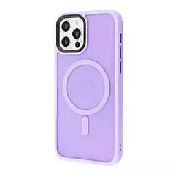 Чехол Wave Matte Insane Case with MagSafe для Apple iPhone 12, iPhone 12 Pro Light Purple