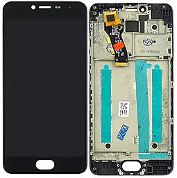 Дисплей Meizu M3s, M3s mini (Y685) с тачскрином и рамкой, оригинал, Black