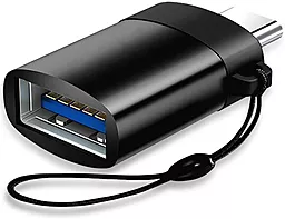 OTG-переходник EasyLife GP-93 M-F USB Type-C -> USB-A 3.0 Black - фото OTG-переходник EasyLife GP-93 M-F USB Type-C -> USB-A 3.0 Black