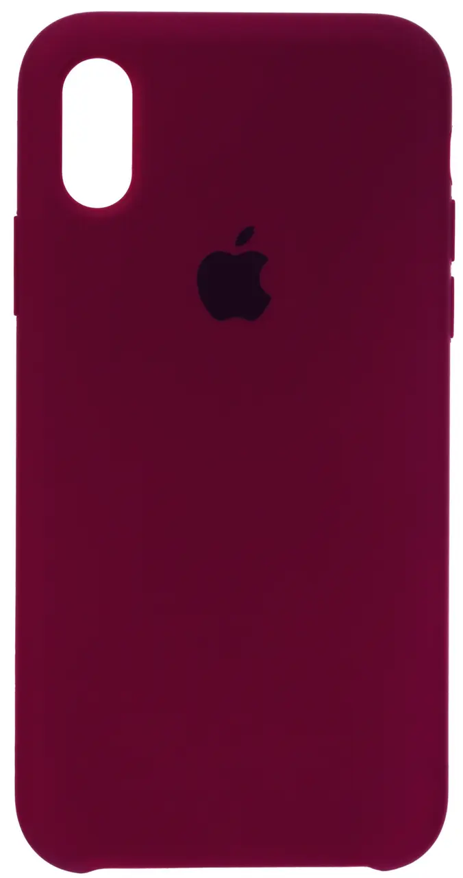 Чехол Silicone Case для Apple iPhone X, iPhone XS Marsala - фото 1