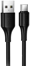 Кабель Hoco X120 Gratified USB-A - Type-C 15w 3a 1м cable Black - фото Кабель Hoco X120 Gratified USB-A - Type-C 15w 3a 1м cable Black