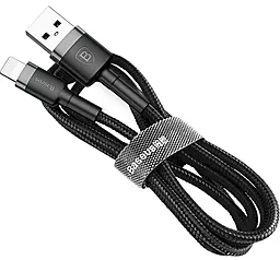Кабель Baseus Cafule USB-A - Lightning 10w 3м cable Gray/Black (CALKLF-RG1) - фото Кабель Baseus Cafule USB-A - Lightning 10w 3м cable Gray/Black (CALKLF-RG1)