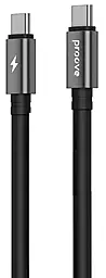 Магнитный кабель для зарядки Proove Magneto USB Type-C - Type-C 60w 3a 1м PD cable Black (CCMA60002201) - фото Магнитный кабель для зарядки Proove Magneto USB Type-C - Type-C 60w 3a 1м PD cable Black (CCMA60002201)