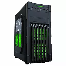 Корпус для комп'ютера GAMEMAX One Green (GM ONE GREEN) Black