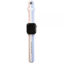 Сменный ремешок для умных часов Rainbow для Apple watch 38mm / 40mm Розовый / Сиреневый
