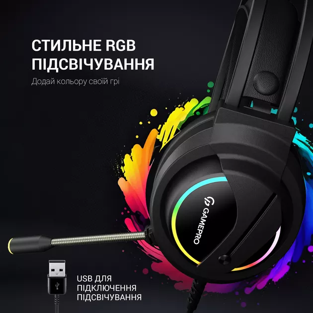 Наушники GamePro HS565 Nitro Black (HS565) - фото 11
