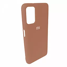 Чехол Silicone Case Full для Xiaomi Redmi Note 10 5G Pink sand