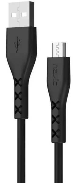Кабель Havit HV-H67 USB-A - micro USB 12w 2.4a 1.8м cable Black - фото 2