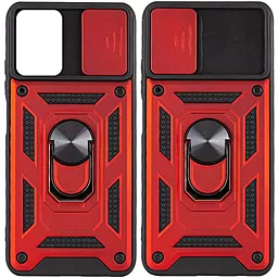 Чехол Epik Camshield Serge Ring for Magnet для Xiaomi Redmi Note 10 Pro 5G, Poco X3 GT Красный