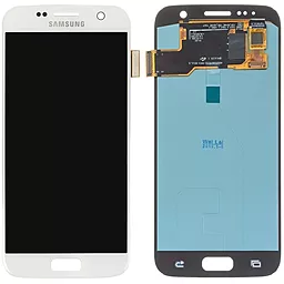 Дисплей Samsung Galaxy S7 G930 с тачскрином, (OLED), White