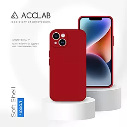 Чехол ACCLAB SoftShell для Apple iPhone 14 Plus Red - миниатюра 4