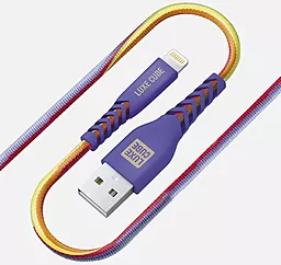 Кабель USB Luxe Cube Kevlar Lightning Cable 1.2м Rainbow
