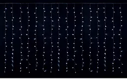 Гірлянда DeLux Curtain С 256LED 3х2 м, 220V Cold White (90017995) - фото Гірлянда DeLux Curtain С 256LED 3х2 м, 220V Cold White (90017995)