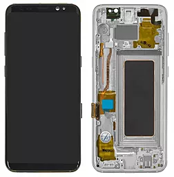 Дисплей Samsung Galaxy S8 G950 с тачскрином и рамкой, (OLED), Silver - фото Дисплей Samsung Galaxy S8 G950 с тачскрином и рамкой, (OLED), Silver