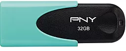 Флешка PNY 32 GB Attache4 USB 2.0 (FD32GATT4PAS1KA-EF) Pastel Aqua - фото Флешка PNY 32 GB Attache4 USB 2.0 (FD32GATT4PAS1KA-EF) Pastel Aqua