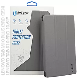 Чехол для планшета BeCover Flexible TPU Mate для Lenovo Tab M10 Plus TB-125F (3rd Gen), K10 Pro TB-226 10.61" Grey (712525) - фото Чехол для планшета BeCover Flexible TPU Mate для Lenovo Tab M10 Plus TB-125F (3rd Gen), K10 Pro TB-226 10.61" Grey (712525)